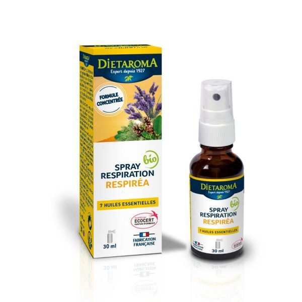 Dietaroma Spray Respiréa aux huiles essentielles - spray 30 ml