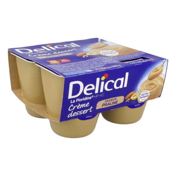 Delical Floridine Creme Dessert Praline - Nouvelle Formule Preparation Pot 200 G 4