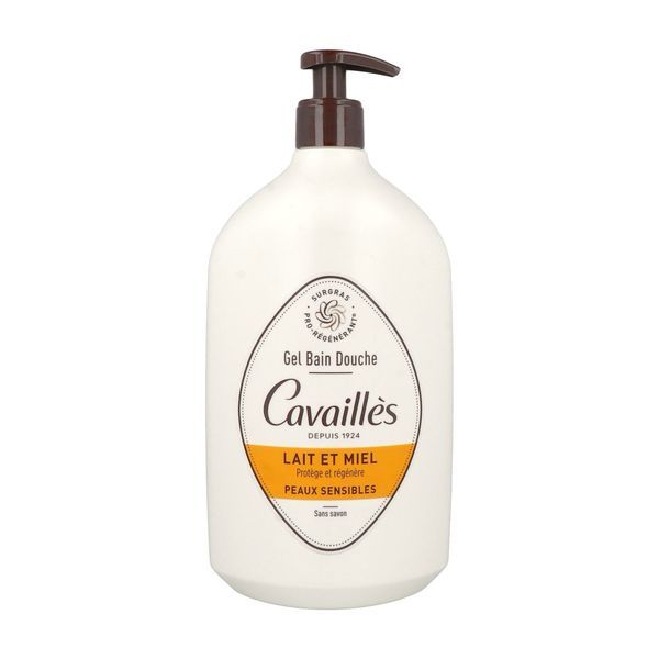ROGE CAVAILLES SURGRAS GEL BAIN DOUCHE Gel bain douche, lait et miel, fl 1 l