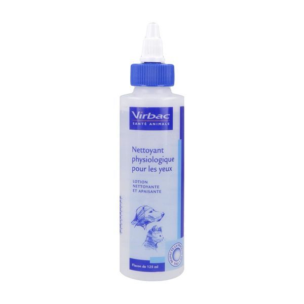 Virbac Nettoyant Physiologique Yeux Sol Ext Flacon 125 Ml 1