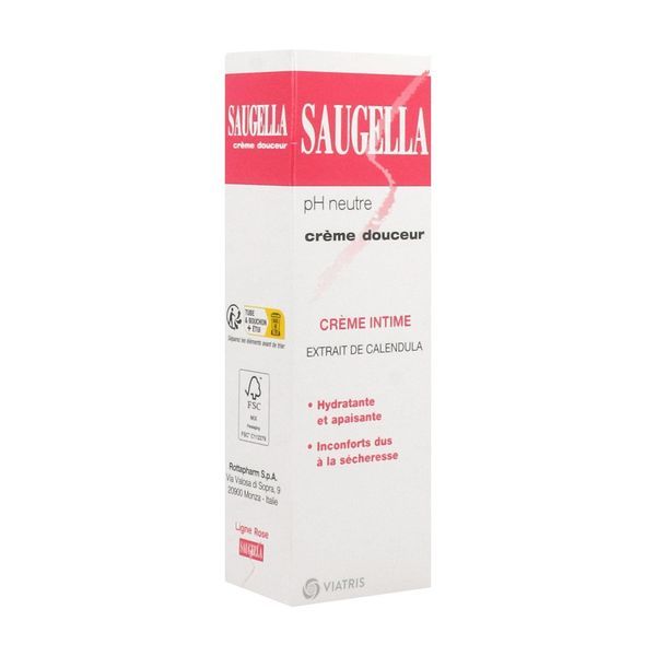 SAUGELLA CREME DOUCEUR Crème à l'extrait de calendula pour usage intime, tube 30 ml