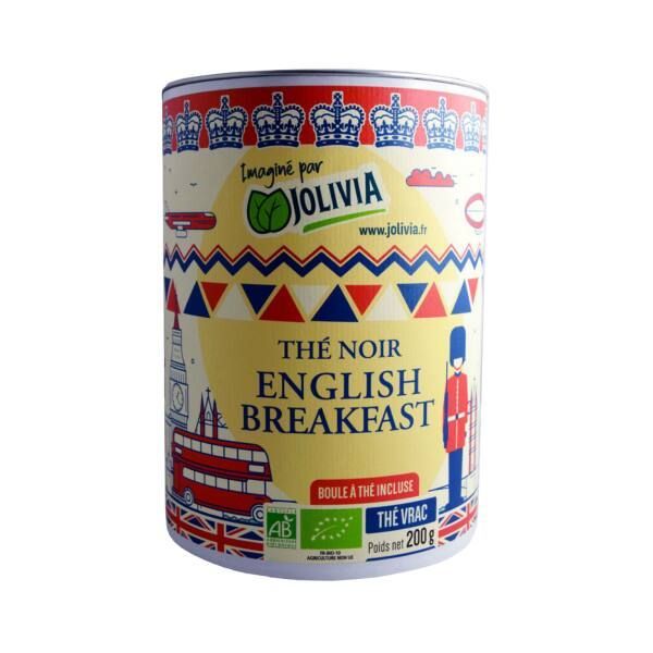 Fructivia Thé Noir English Breakfast BIO - pot 200 g