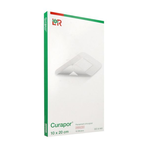 Lohmann&Rauscher Curapor Pansement Adhesif Chirurgical Boite 10*20 Cm 10