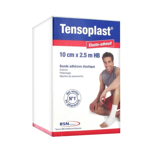 Tensoplast Hb Bande Adhesive Elastique 2,5Mx10Cm 1