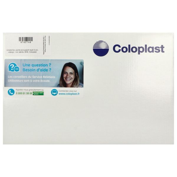 ALTERNA PLUS URO FINE Poche Midi vidangeable, système 2 pièces, double voile, diamètre 50 mm (ref. 14215), bt 30