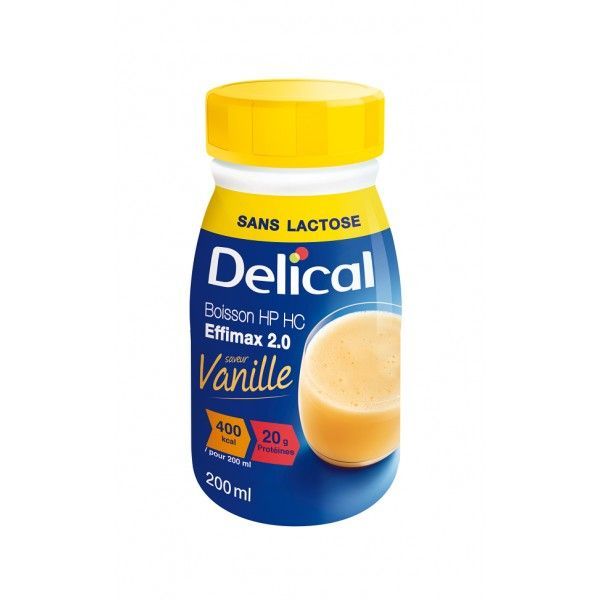 Delical Boisson 2.0 Effimax Vanille Liquide Bouteille 200 Ml Bt 4