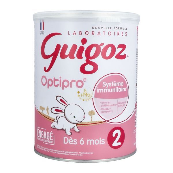 GUIGOZ OPTIPRO 2 Lait de suite pour nourrisson 2ème âge, bt 780 g