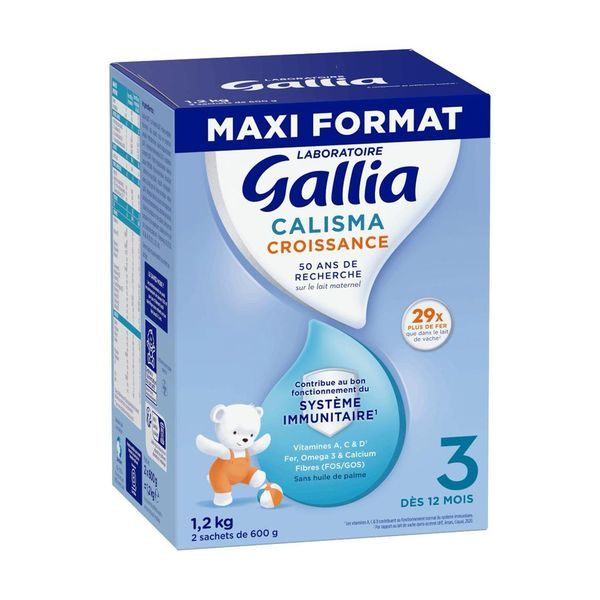 GALLIA CALISMA CROISSANCE Lait de croissance pour nourrisson, bt 1,2 kg