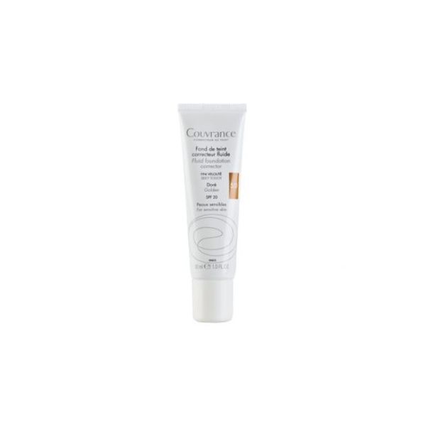 Avene Couvrance Fond De Teint Fluide Dore Creme Tube 30 Ml 1