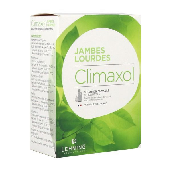 Climaxol Solution Buvable En Flacon 1 Flacon En Verre Brun De 60 Ml Avec Compte-Gouttes