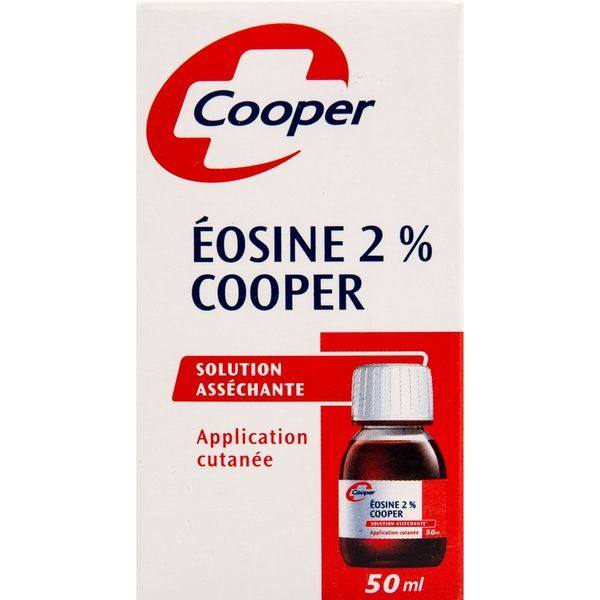 EOSINE SOLUTION AQUEUSE 2 % COOPER Solution aqueuse d'éosine à 2 %, fl 50 ml
