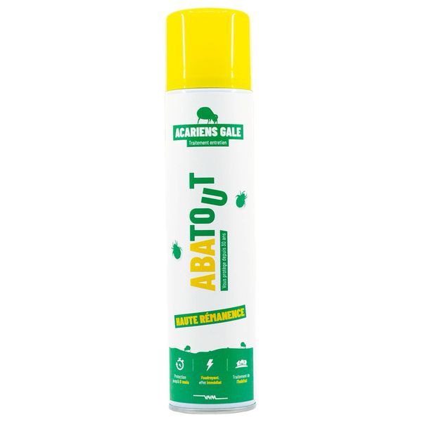 Abatout Anti-Acariens Traitement Entretien Liq Spray Aero 405 Ml 1