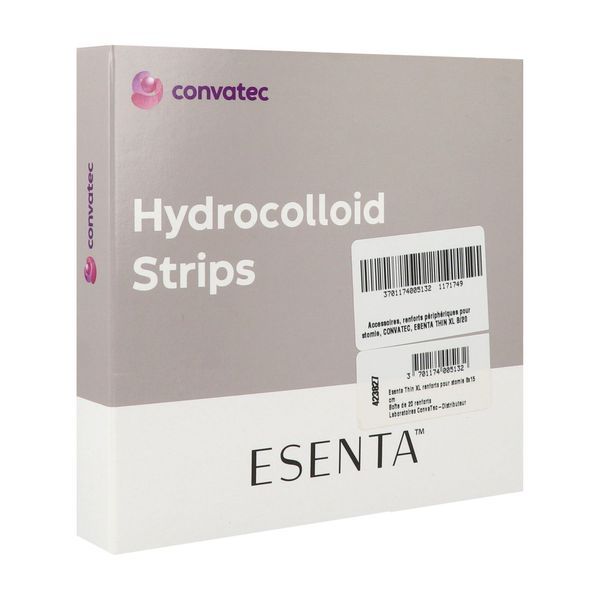 ESENTATHIN XL Renfort hydrocolloïde ultrafin, à usage unique pour poche, bt 20