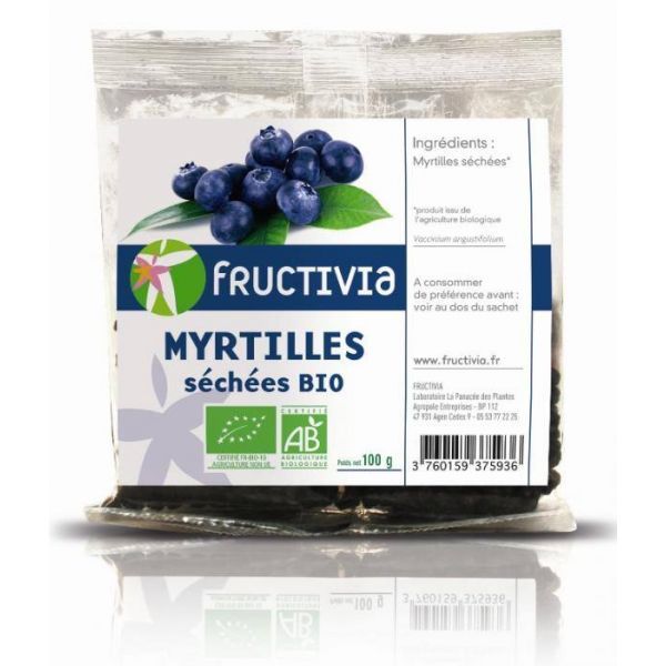 Fructivia Myrtilles séchées BIO - sachet 100 g