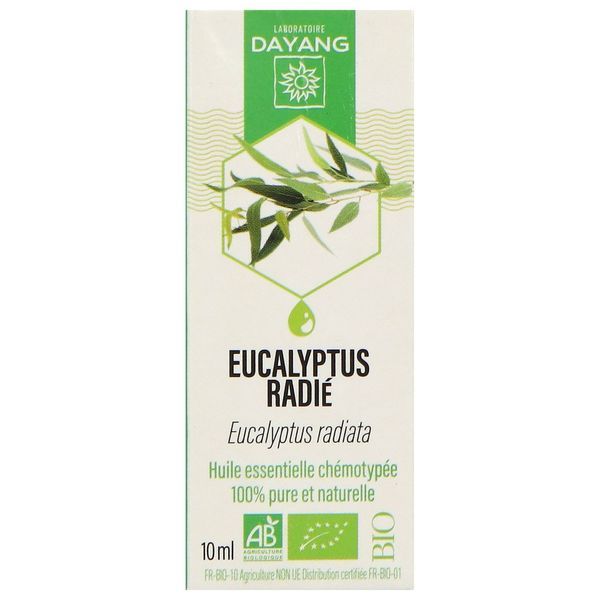 DAYANG HUILE ESSENTIELLE BIO Huile essentielle, complément alimentaire à base d'eucalyptus radié HECT, fl 10 ml