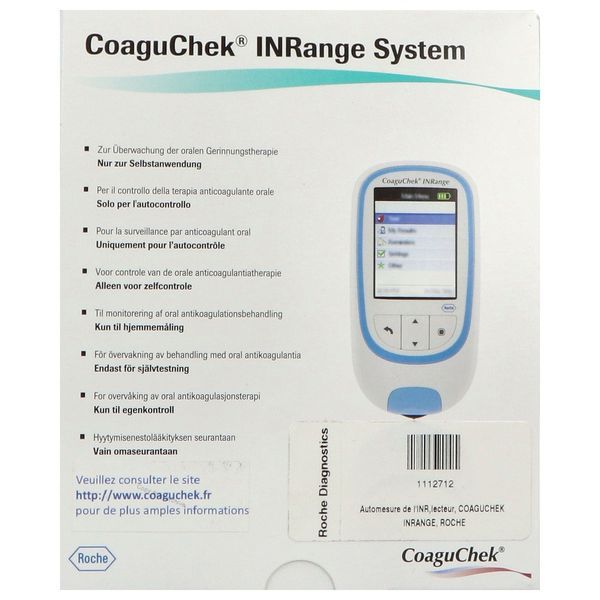 COAGUCHEK INRANGE SYSTEM Kit lecteur d'INR, connecté, unité