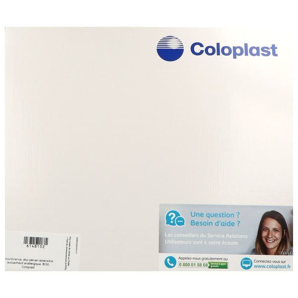 CONVEEN SECURITY SPECIFIC Etui pénien court, sans latex, autoadhésif, hypoallergénique, diamètre 25 mm (ref. 22012), bt 30