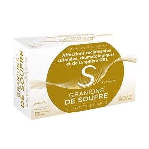 Granions De Soufre 19,5 Mg/2 Ml Solution Buvable B/30