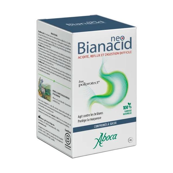 NEOBIANACID Comprimé à sucer, dispositif médical à visée digestive, bt 45