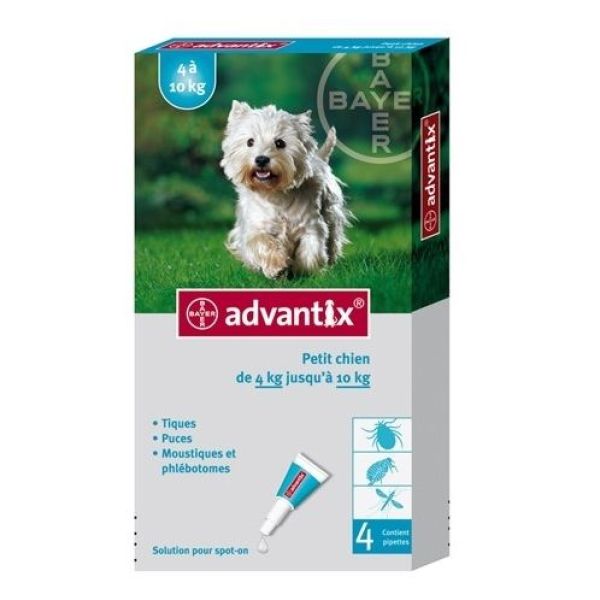 Advantix Petit Chien (Solution Pour Spot On) Pipette 1 Ml 4