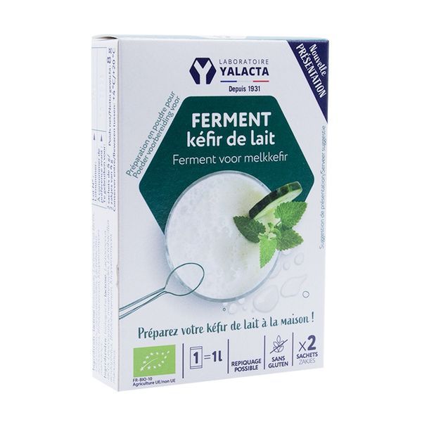 Yalacta Ferment Pour Kefir Lait - 1 Boite De 2 Sachets De 4G 2