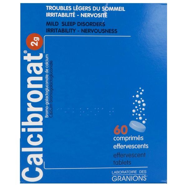 CALCIBRONAT Comprimé effervescent 2 g, boîte 60