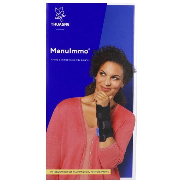 MANUIMMO Attelle de poignet main d'immobilisation, rigide, gauche, taille 1, unité