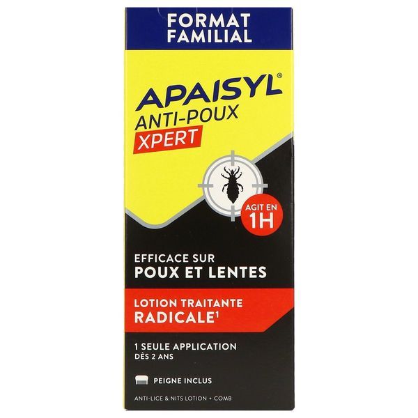 Apaisyl Xpert Poux & Lentes Lotion Flacon 200 Ml 1