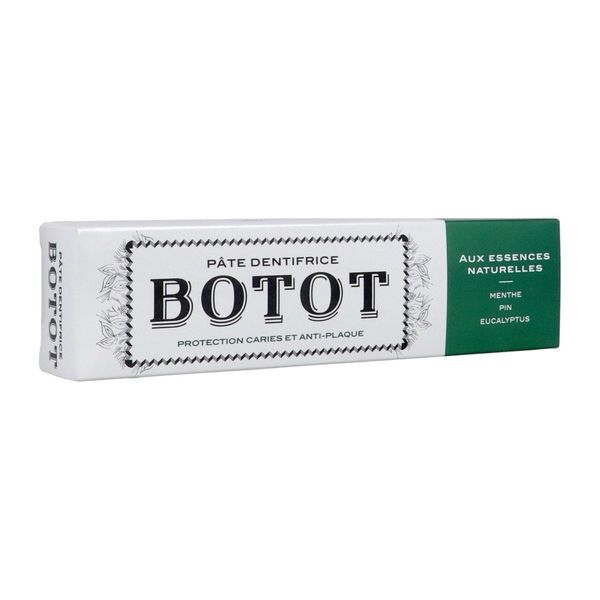 BOTOT DENTIFRICE Pâte dentifrice fluorée, vert, tube 75 ml
