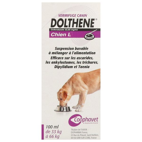 DOLTHENE CHIEN L SUSP ORAL FL + APPLICTR 100 ML 1