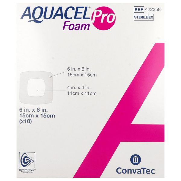 AQUACEL FOAM PRO PANSEMENT BOITE 15*15 CM 10
