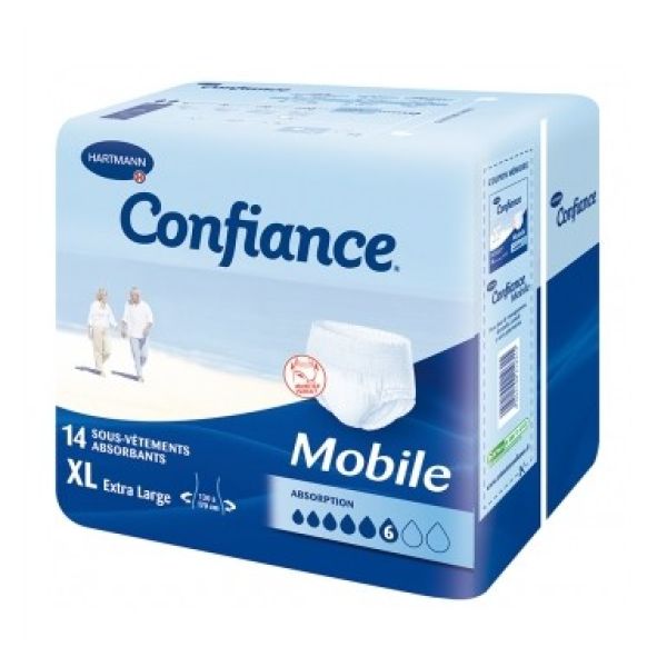 Slip Confiance Mobile Absorption 6 XL - Sachet 14