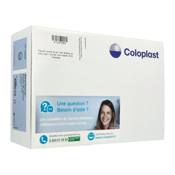 SENSURA POCHE FERMEE MAXI Poche fermée, filtre intégré, système 1 pièce, opaque, prédécoupé, diamètre 30 mm, bt 30