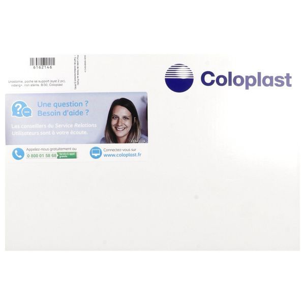 SENSURA CLICK URO POCHE MAXI Poche vidangeable, système 2 pièces, transparente, diamètre de l'anneau 60 mm (ref. 118560), bt 30