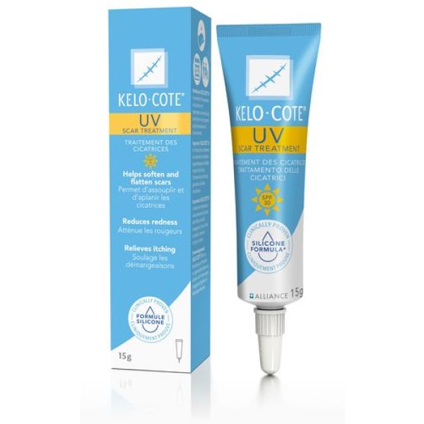 Alliance Kelo-Cote® Gel UV pour cicatrices 15g (SPF 30)