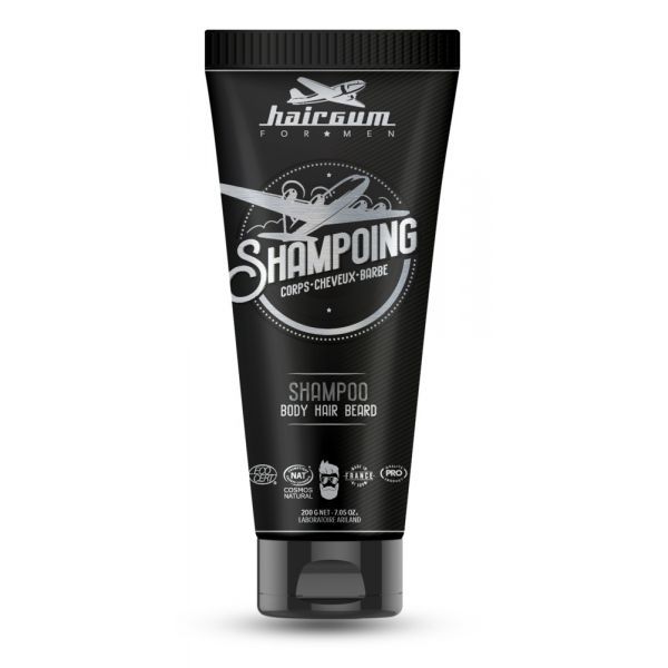 Hairgum for men Shampoing cheveux, barbe, corps - 200 g