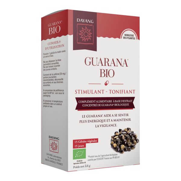 Dayang Guarana BIO - 15 gélules