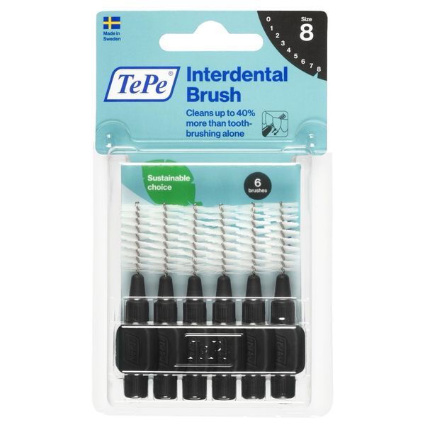 Tepe Brossettes Interdentaires 1,5 Mm Noir 6