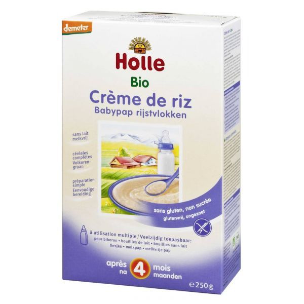 Holle Crème de riz -  après 4 mois  - 250 g