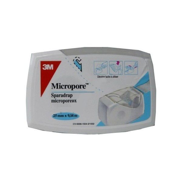 Micropore sparadrap blanc 9.14x25