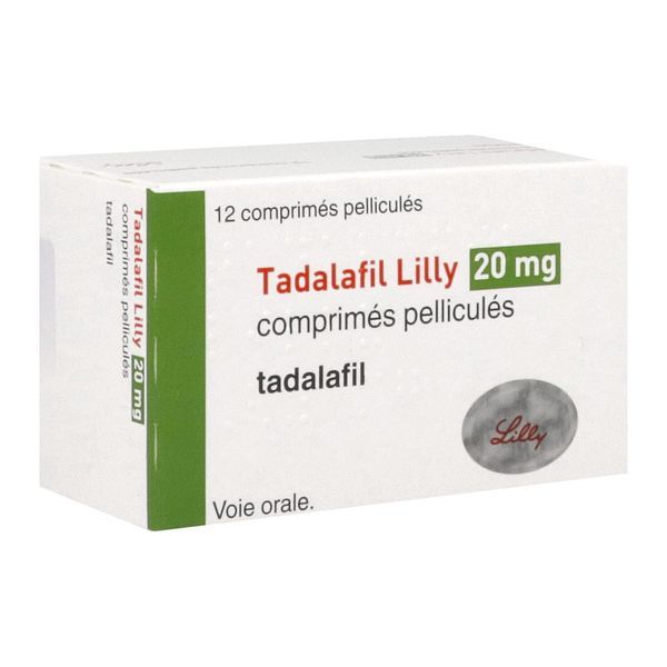 TADALAFIL COMPRIME PELICULE 20 MG BOITE DE 12