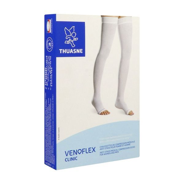 VENOFLEX 2 CLINIC Chaussette médicale de compression antithrombose, classe 2, taille 2, normal, paire