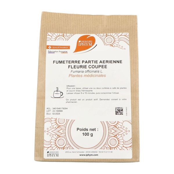 FUMETERRE IPHYM Fumeterre plante, vrac, sac 100 g