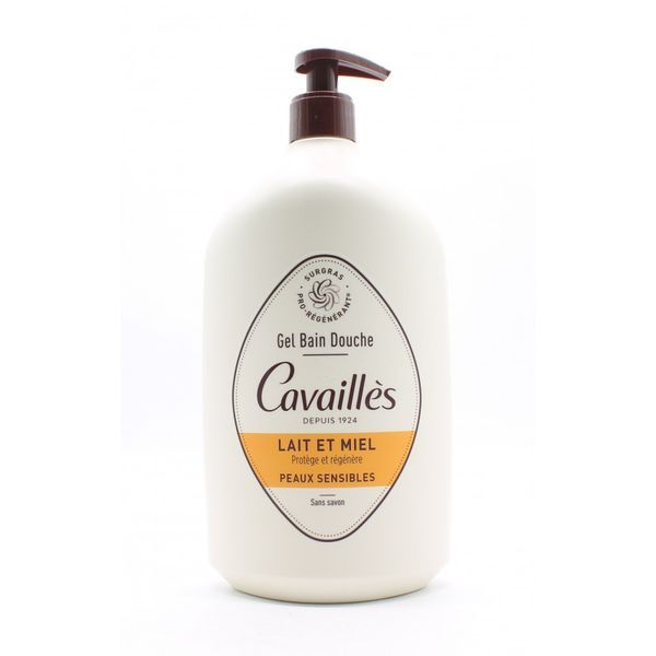 Roge Cavailles Gbd (Gel Bain Douche) Lait & Miel Flacon 1 L 1