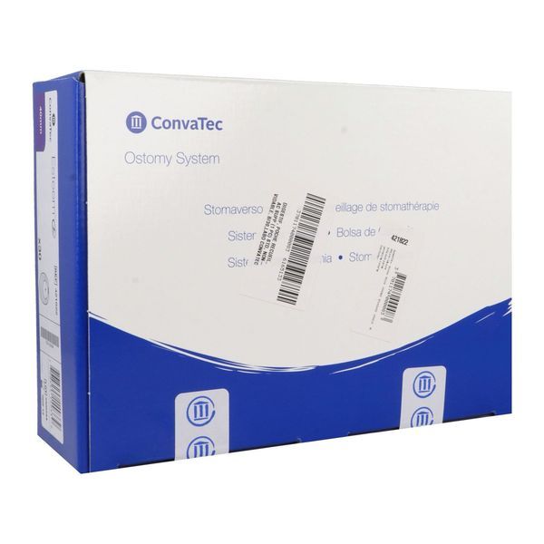 ESTEEM PLUS WINDOW STANDARD POCHE FERMEE Poche système 1 pièce avec fenêtre d'inspection, opaque, prédécoupée, 40 mm (ref. 421822), bt 30