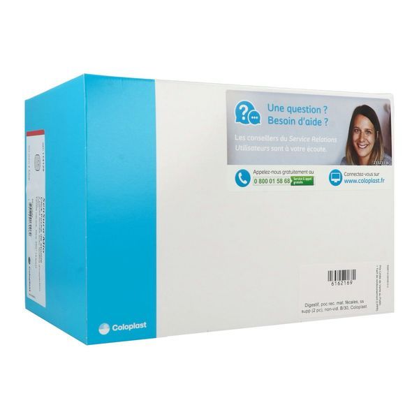 SENSURA MIO CLICK VISIO POCHE FERMEE MIDI Poche fermée, filtre intégré, système 2 pièces, textile neutre opaque, diamètre 50 mm (ref. 114129), bt 30