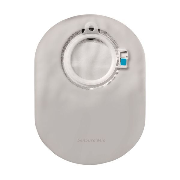 SENSURA MIO CLICK POCHE FERMEE MAXI Poche fermée, filtre intégré, système 2 pièces, prédécoupée, transparente, diamètre 60 mm (ref. 114239), bt 30