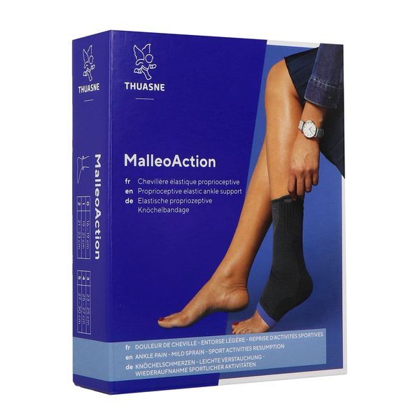 MALLEOACTION NOUVELLE VERSION Chevillère élastique de maintien, taille 2, unité