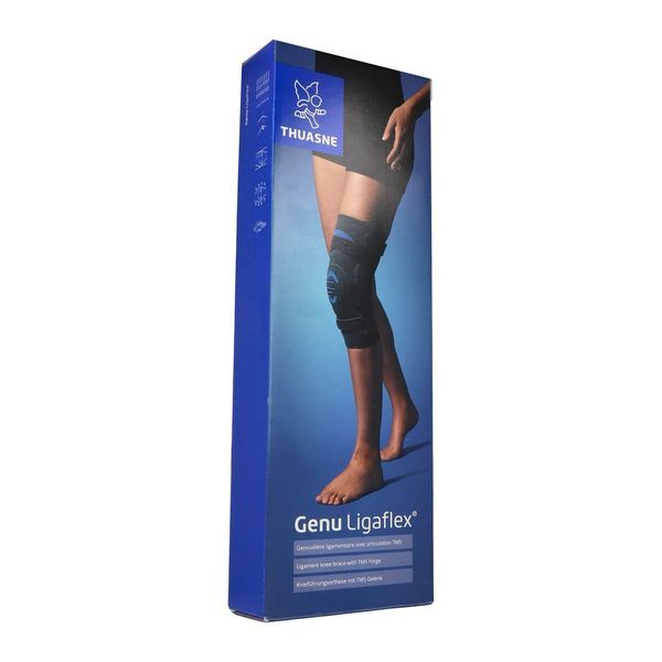 GENU LIGAFLEX FERMEE NOUVELLE VERSION Genouillère ligamentaire articulée, longue, bilatérale, taille 3, unité