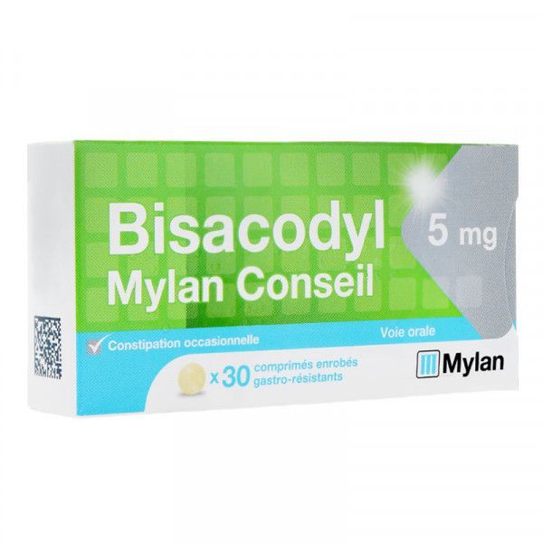 Bisacodyl Viatris Conseil 5 Mg Comprime Enrobe Gastro-Resistant B/30